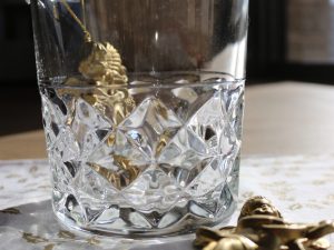 Seau à glaçons en verre