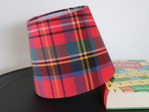 Abat jour de style tartan