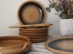 Assiettes creuses artisanales
