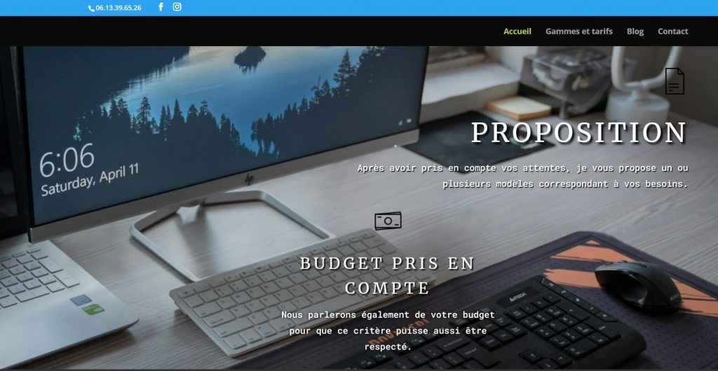 Information sur J Igani, un entrepreneur indépendant qui propose des ordinateurs de seconde main