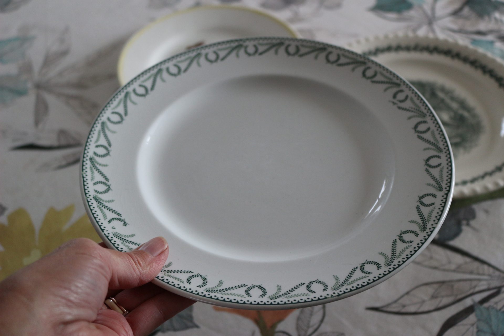 Assiette plate "Couronne" – Image 3