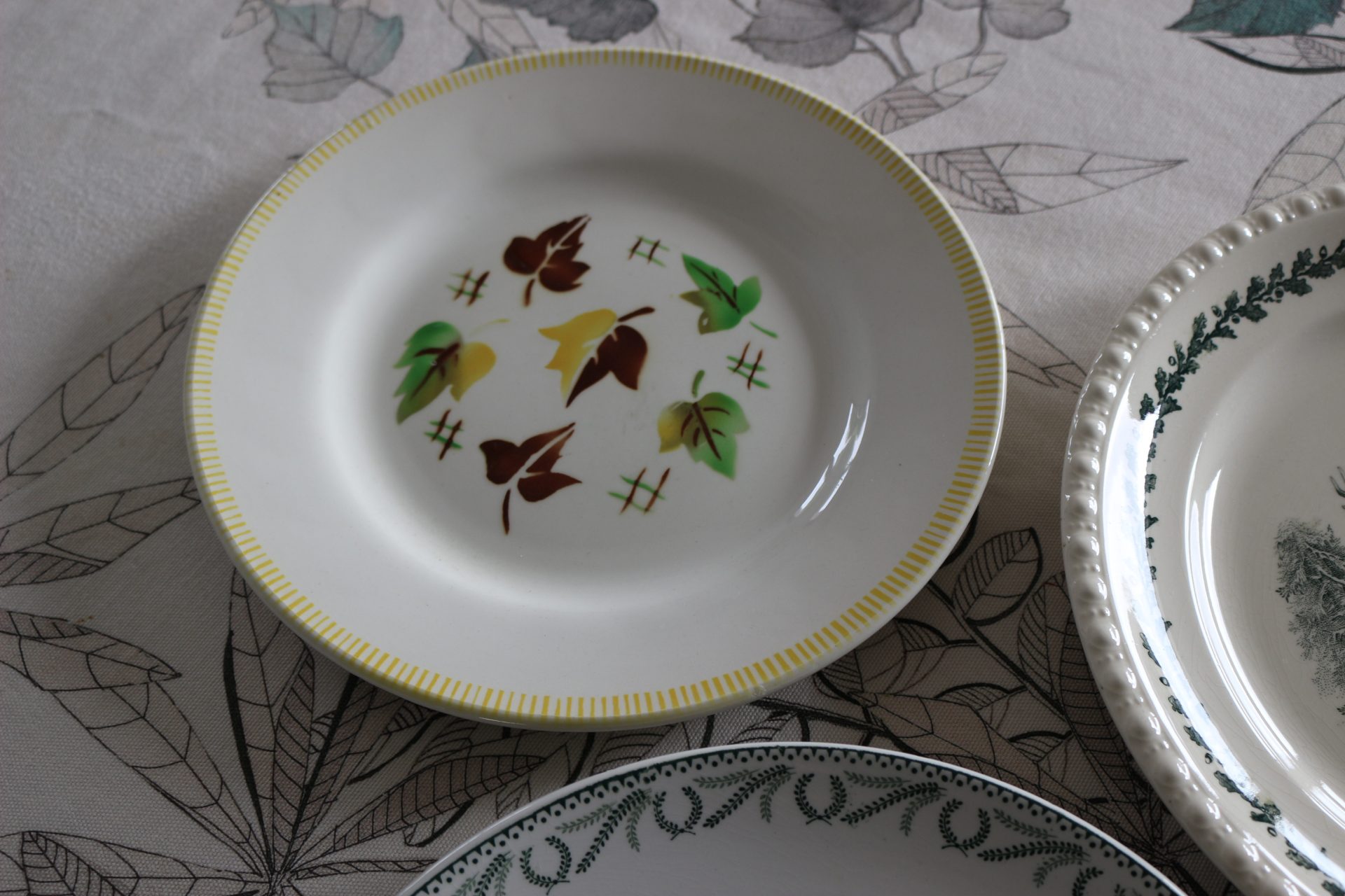 Assiette Digoin modèle Siricco vintage - Joli jour 17