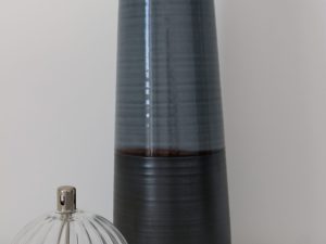 Vase haut bleu